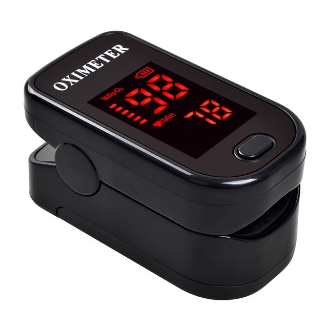 Finger Pulse Oximeter With Case